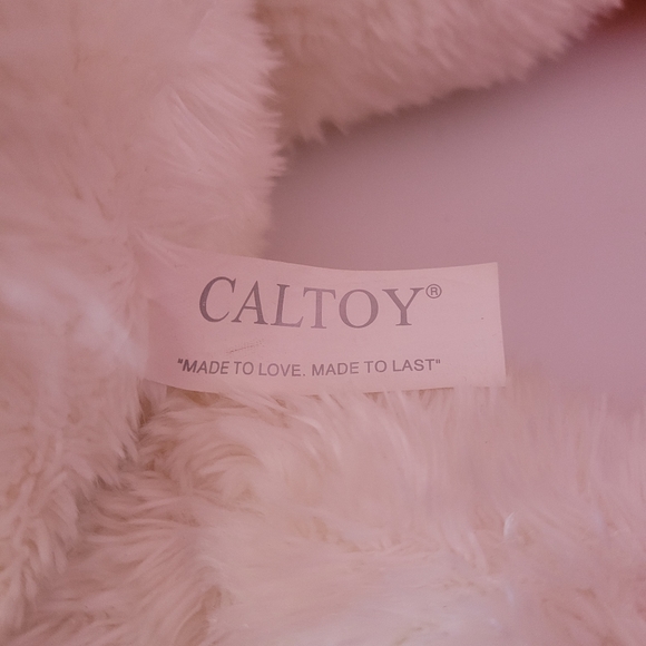 Caltoy Platypus Plush 19" White Orange Bill Bow - Picture 7 of 7